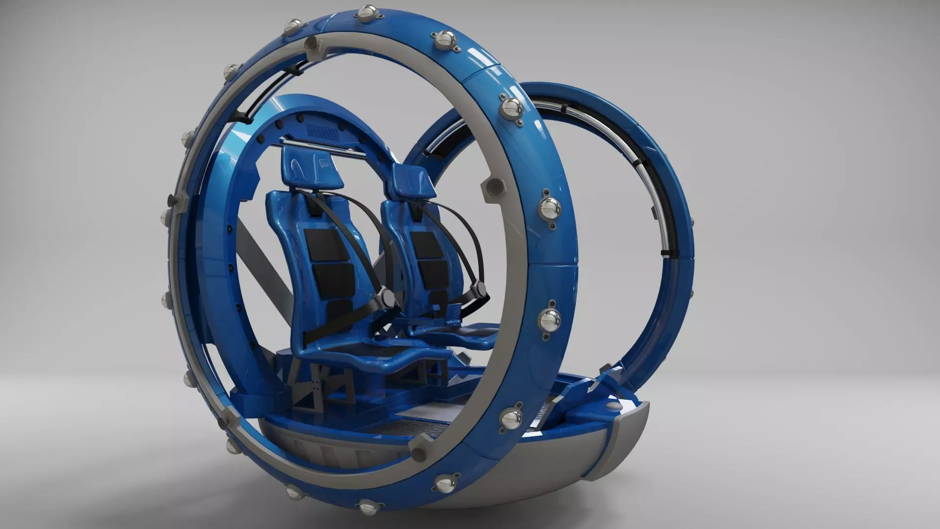 Jurasic Park Gyrosphere 3D Model  3D model_0