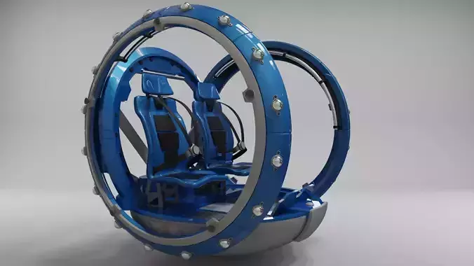Jurasic Park Gyrosphere 3D Model  3D model
