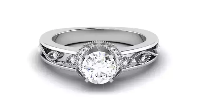 Solitaire Engagement Wedding Ring Bridal Ring