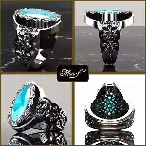 Mens ring STL