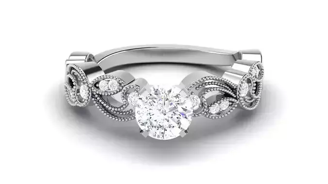 Solitaire Engagement Wedding Ring Bridal Ring