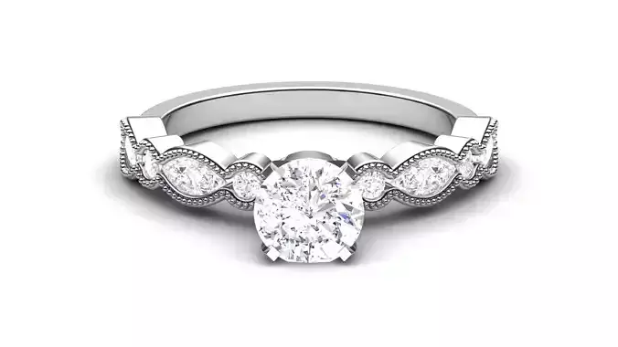 Solitaire Engagement Wedding Ring Bridal Ring