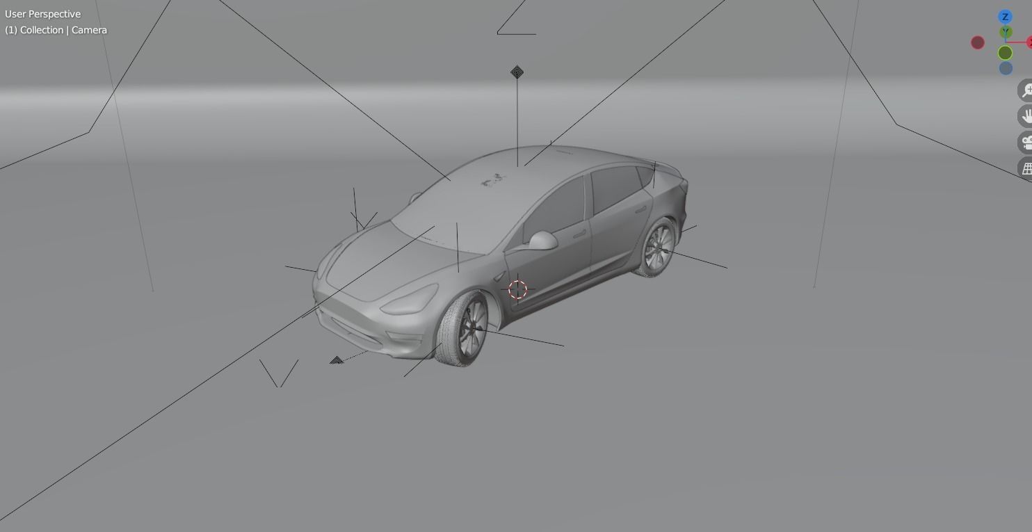 Tesla Model Y electric car 3D model_9