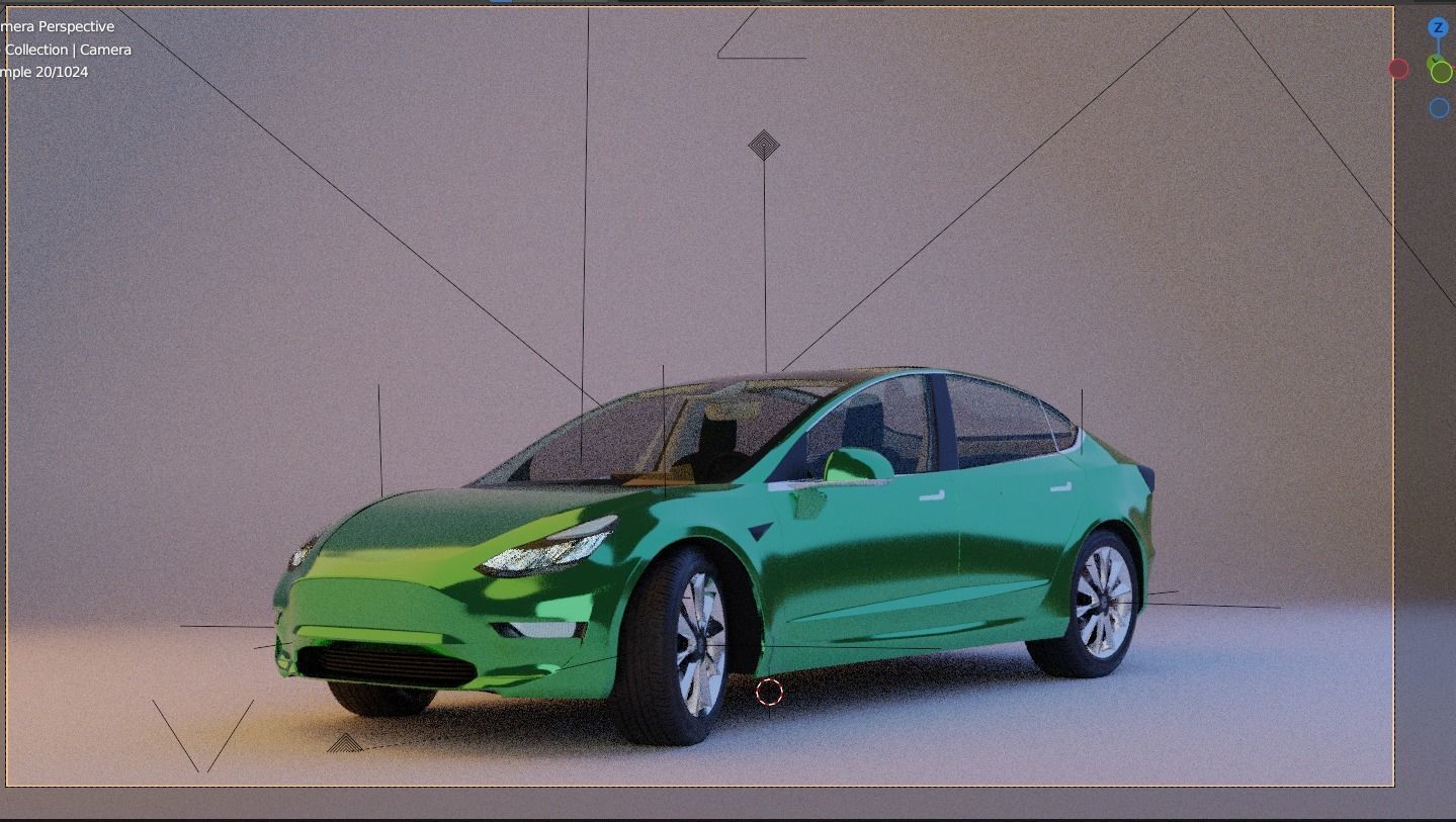 Tesla Model Y electric car 3D model_5