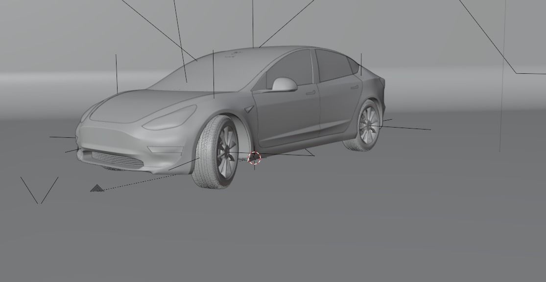 Tesla Model Y electric car 3D model_8