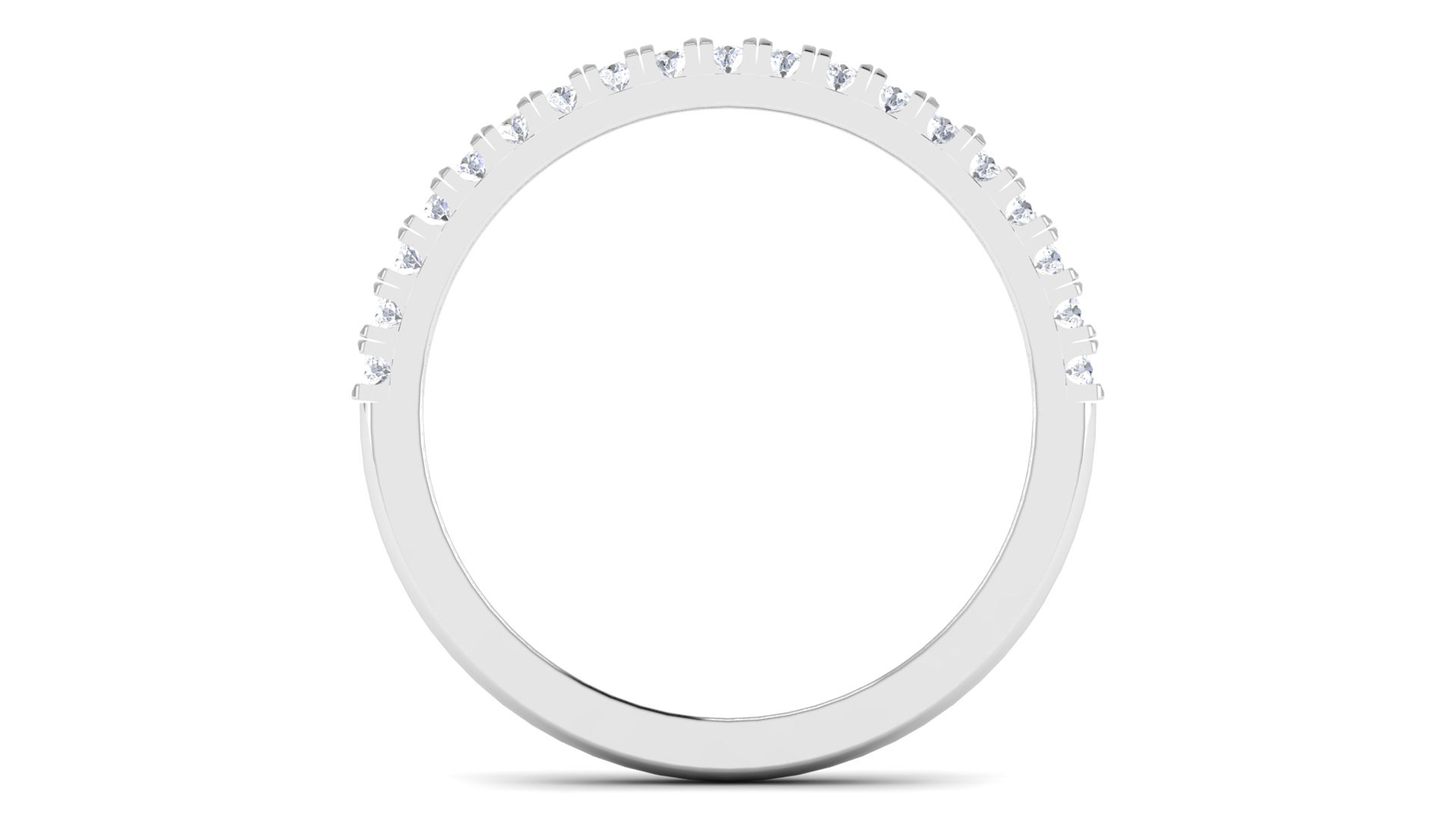 Solitaire Engagement Wedding Ring 3D print model_1