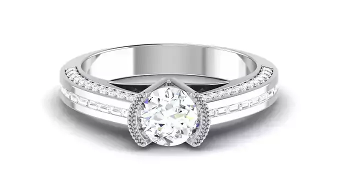  Engagement Wedding Ring Bridal Ring 3D print model