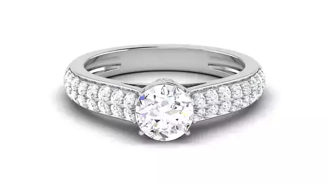  Engagement Wedding Ring Bridal Ring 3D print model
