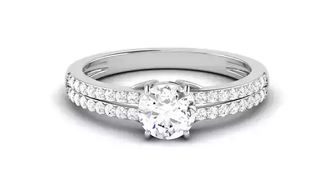  Engagement Wedding Ring Bridal Ring 3D print model