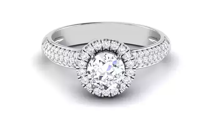  Engagement Wedding Ring Bridal Ring 3D print model