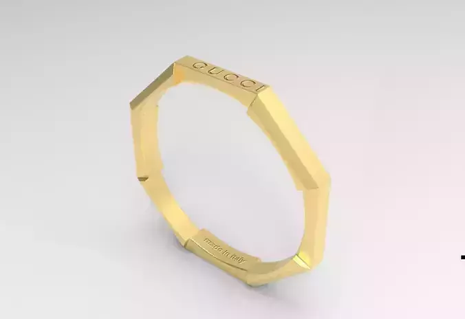 Gucci Link to Love mirrored ring