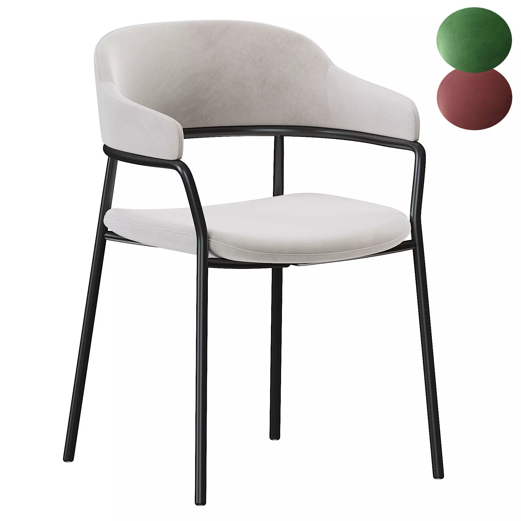 Signorina Dining Chair 3D model_0