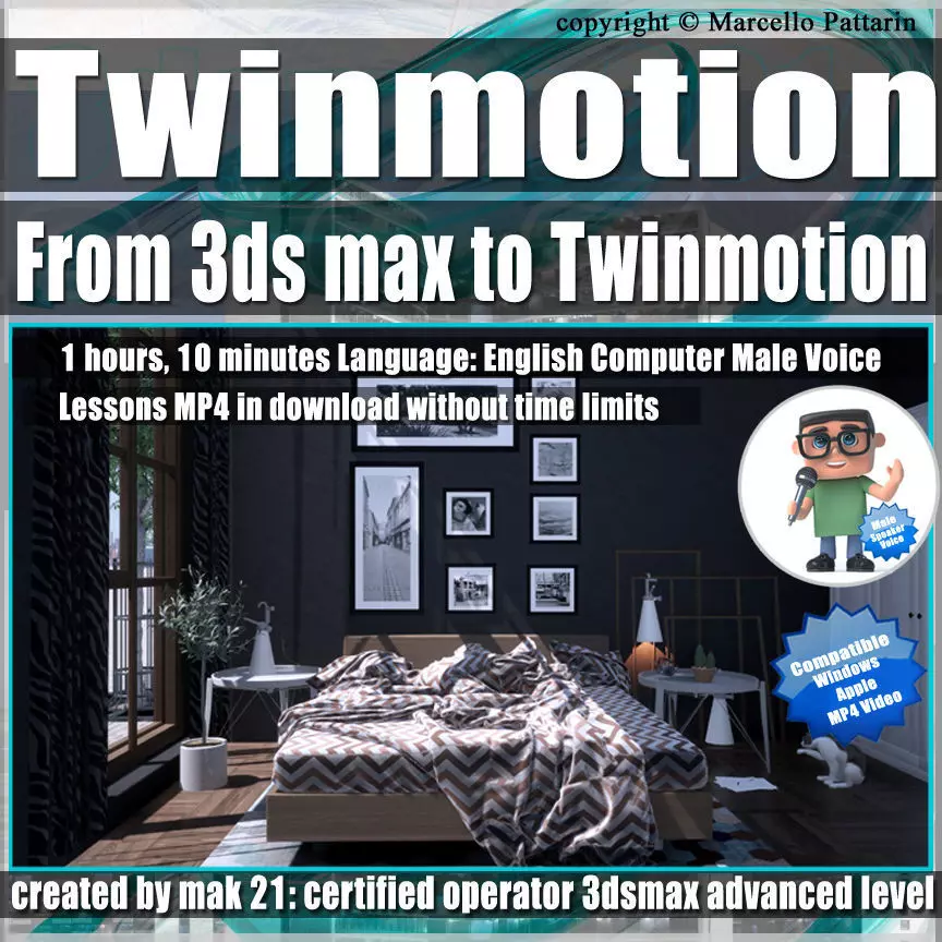 From 3ds max to Twinmotion Video Tutorial 3D model