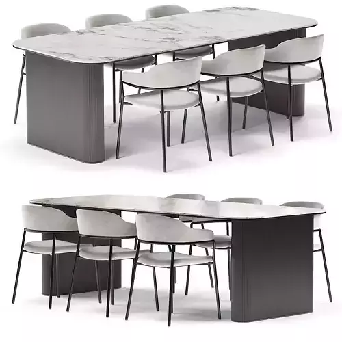 Signorina Dining table 3D model