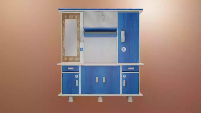 3D MODEL MOERDEN FURNITURE WITH DIFERENT TEXTURES Free 3D model