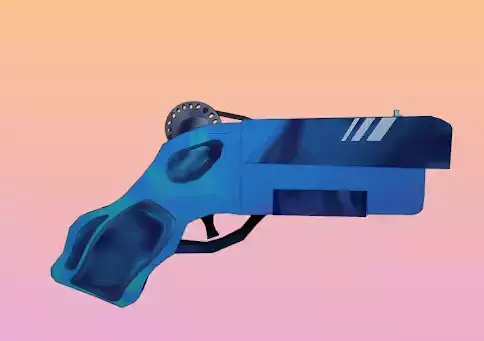 Blue Grapple Gun