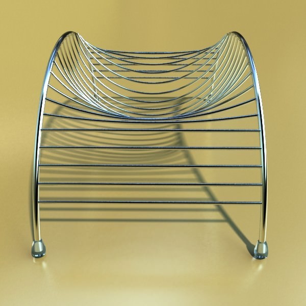 Lemons in Decorative Metal Wire Container 3D model_22