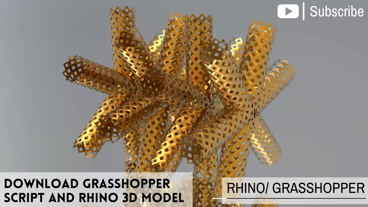 Grasshopper Lunchbox Structure Model and Script 3D model