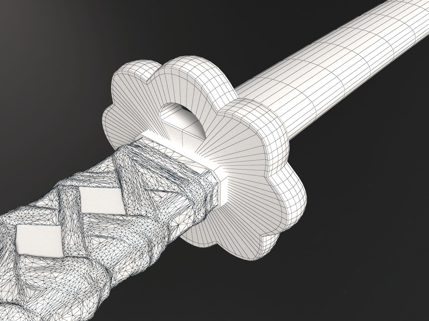 Shusui katana free 3D model | CGTrader