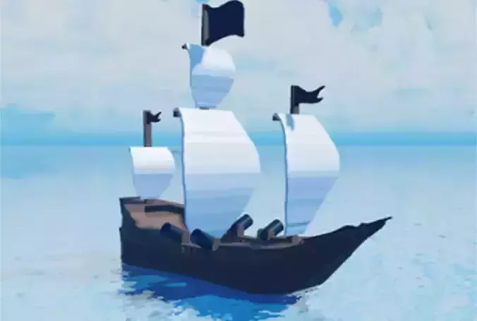 Ship pirate boat