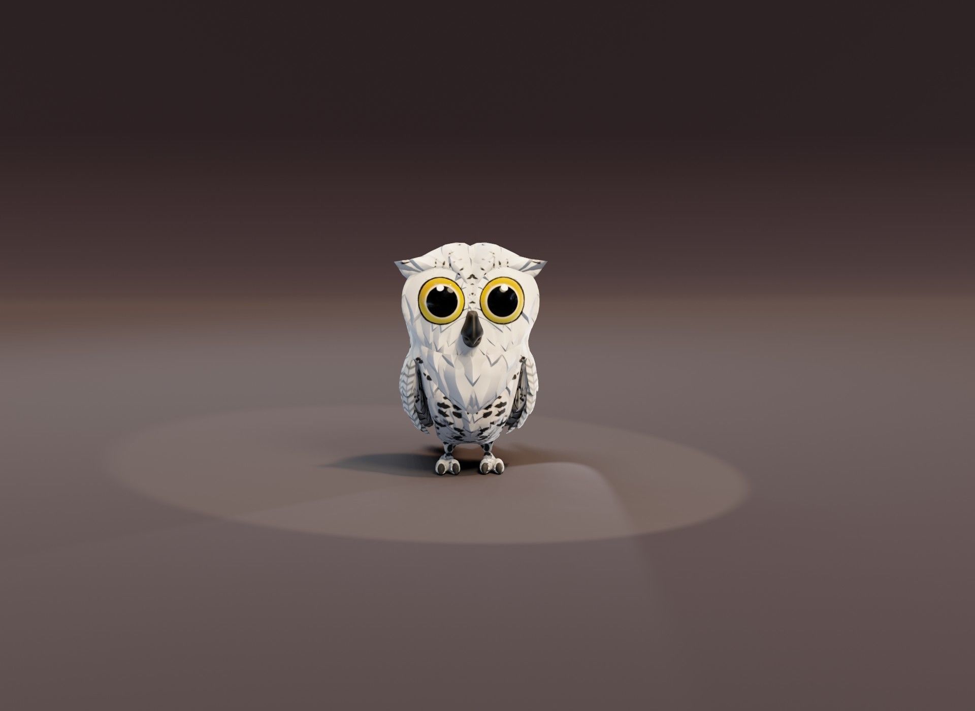 Cartoon Owl 3D Model Collection _56
