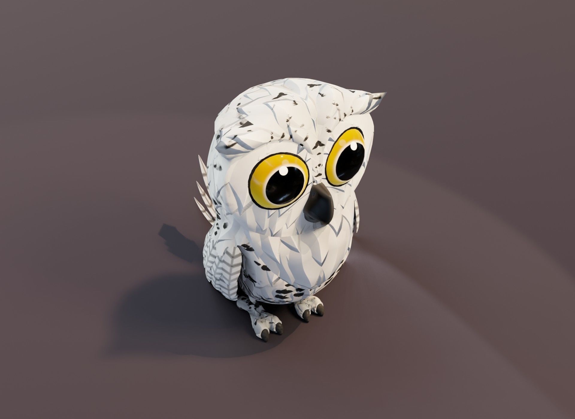 Cartoon Owl 3D Model Collection _8