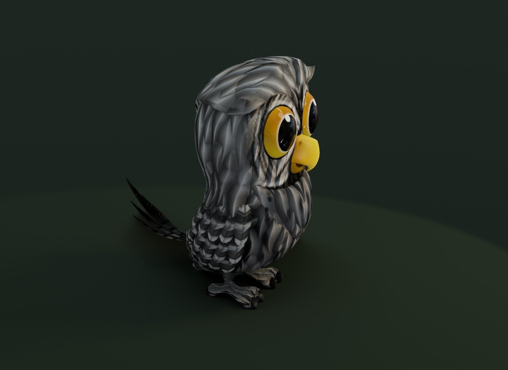 Cartoon Owl 3D Model Collection _13