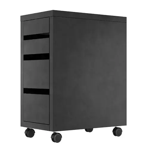 IKEA MICKE MICKE Cabinet with drawers on wheels 3D model
