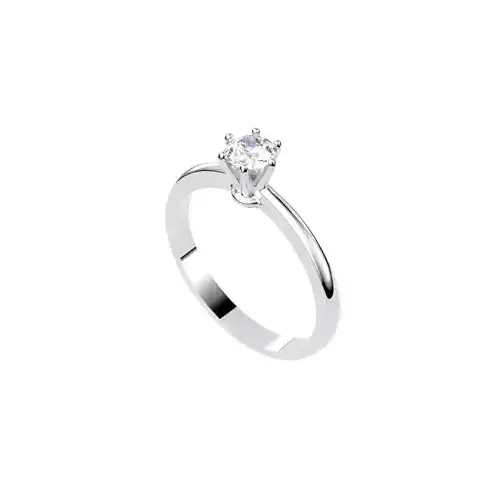Solitaire rings N13 3D print model
