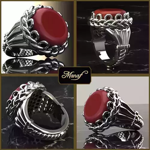 Mens ring STL