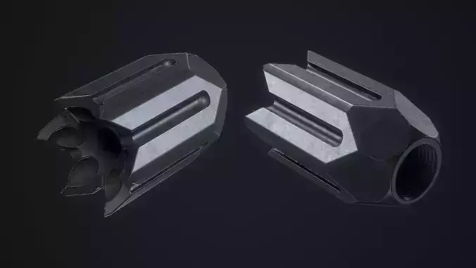 BAMF Linear Compensator Low-poly 3D model