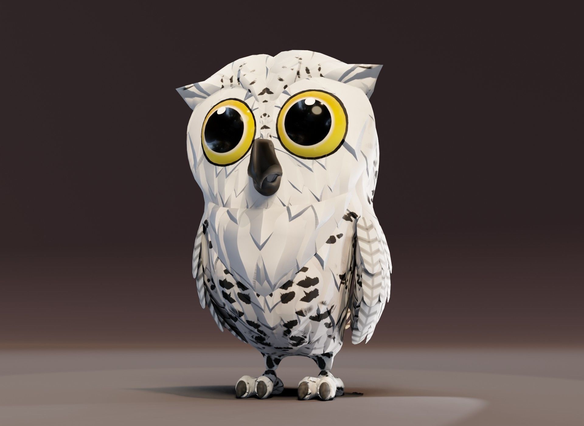 Cartoon Owl Animated 3D Model Collection _46
