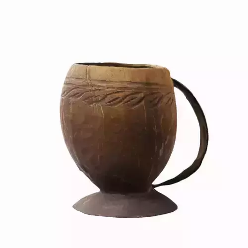 Coconut Cup 3D model