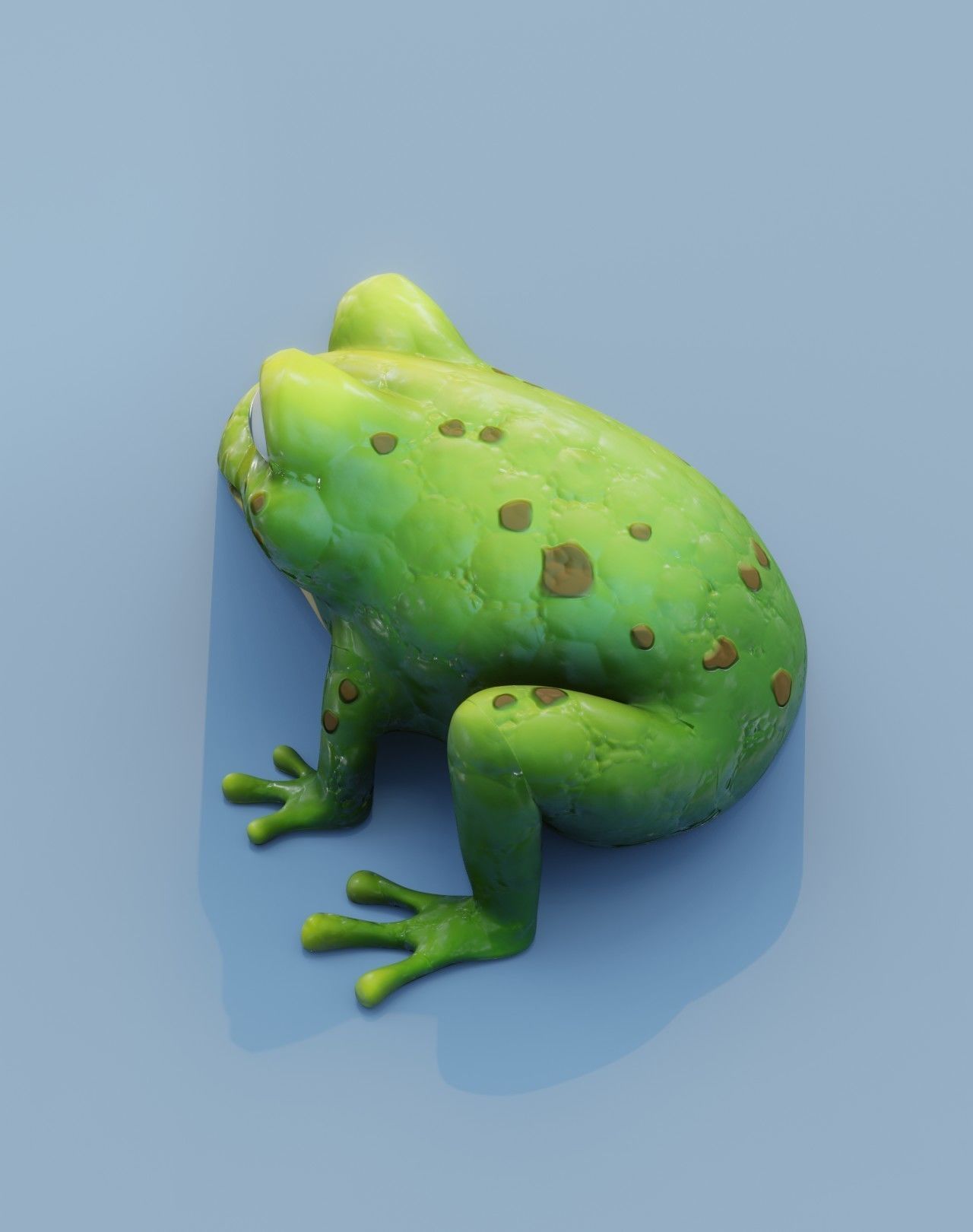 Cartoon Frog 3D Models Low-poly 3D model_14