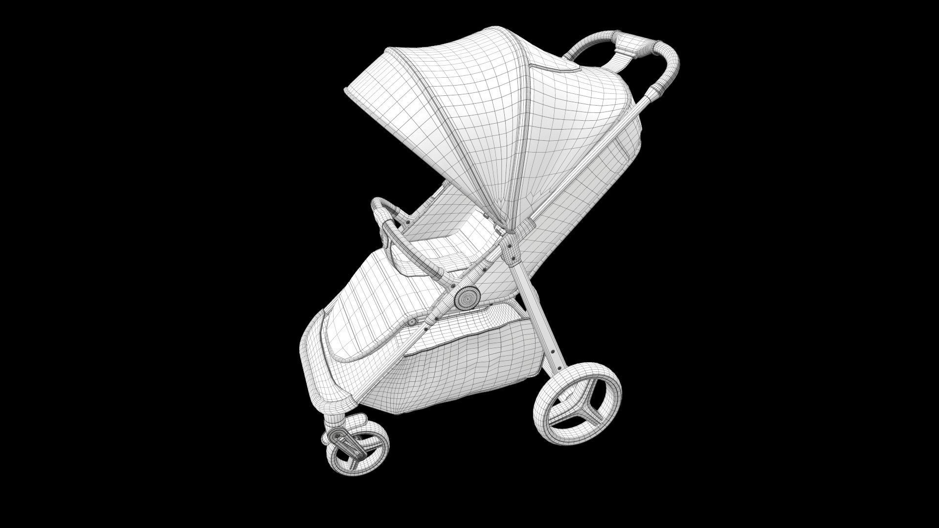 Stroller cibo 3D model_24