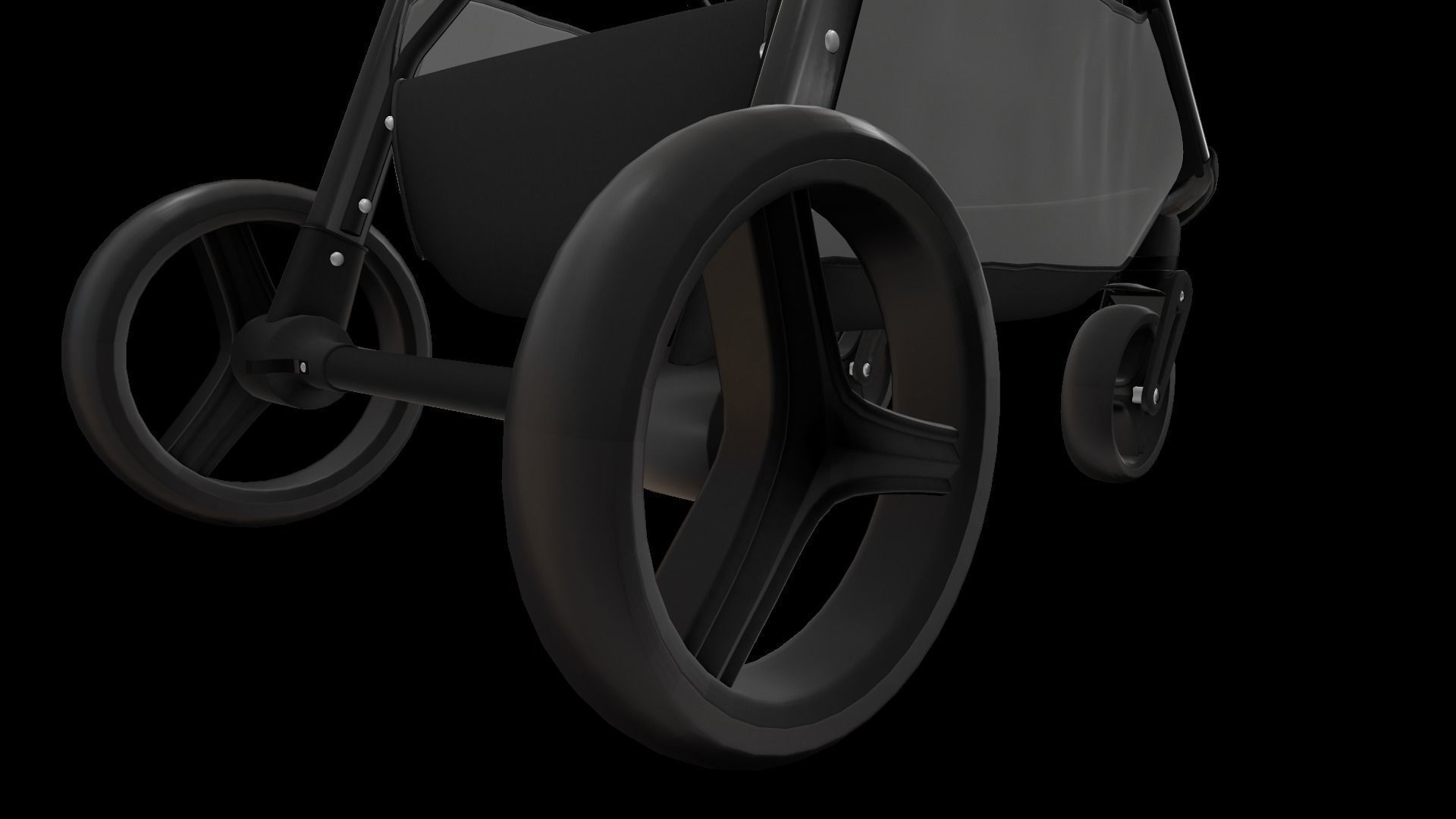 Stroller cibo 3D model_12