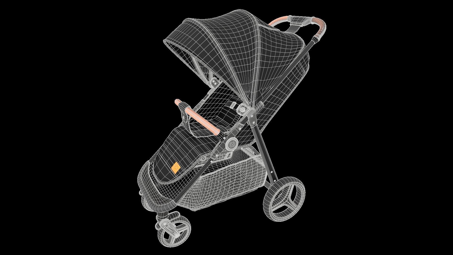 Stroller cibo 3D model_19