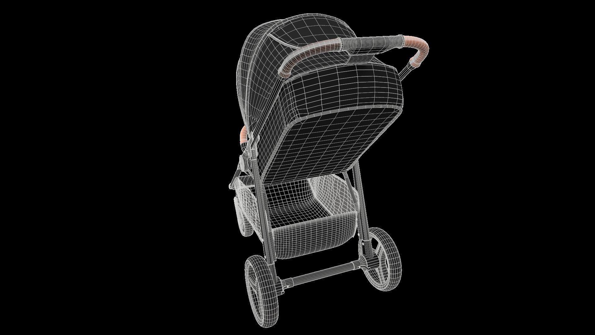 Stroller cibo 3D model_20