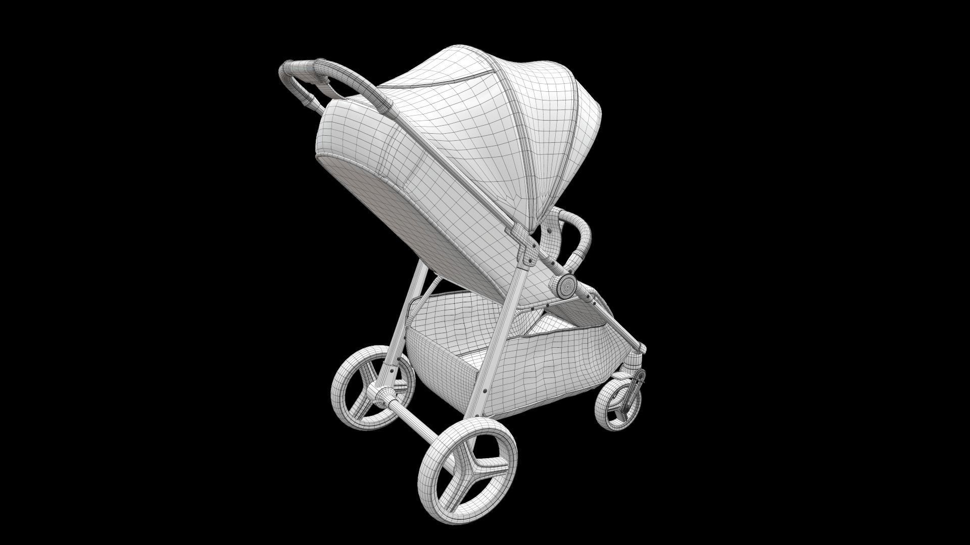 Stroller cibo 3D model_28
