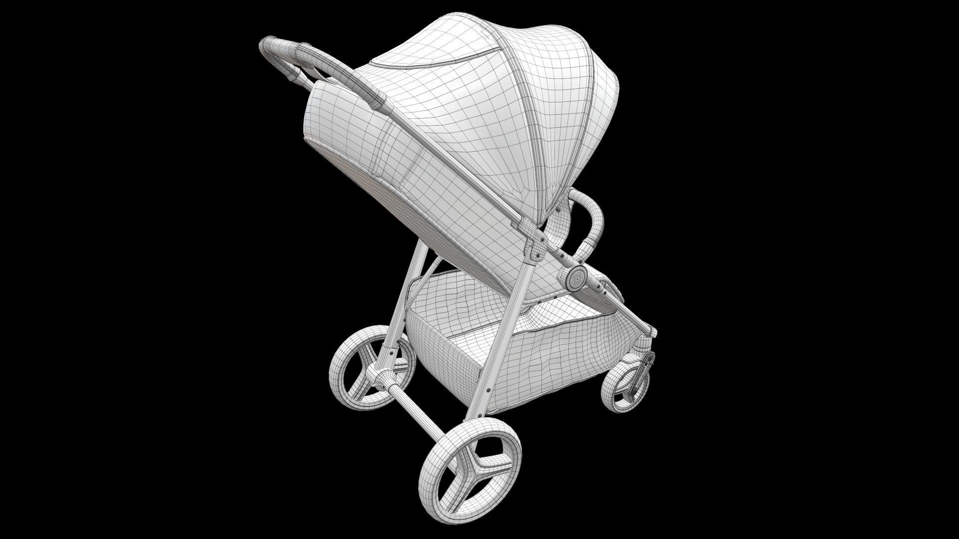 Stroller cibo 3D model_25