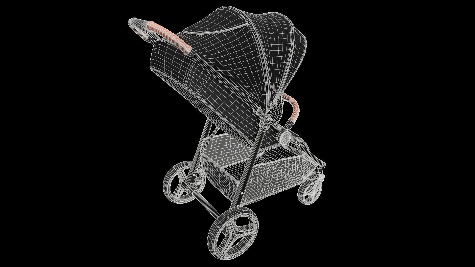 Stroller cibo 3D model_21
