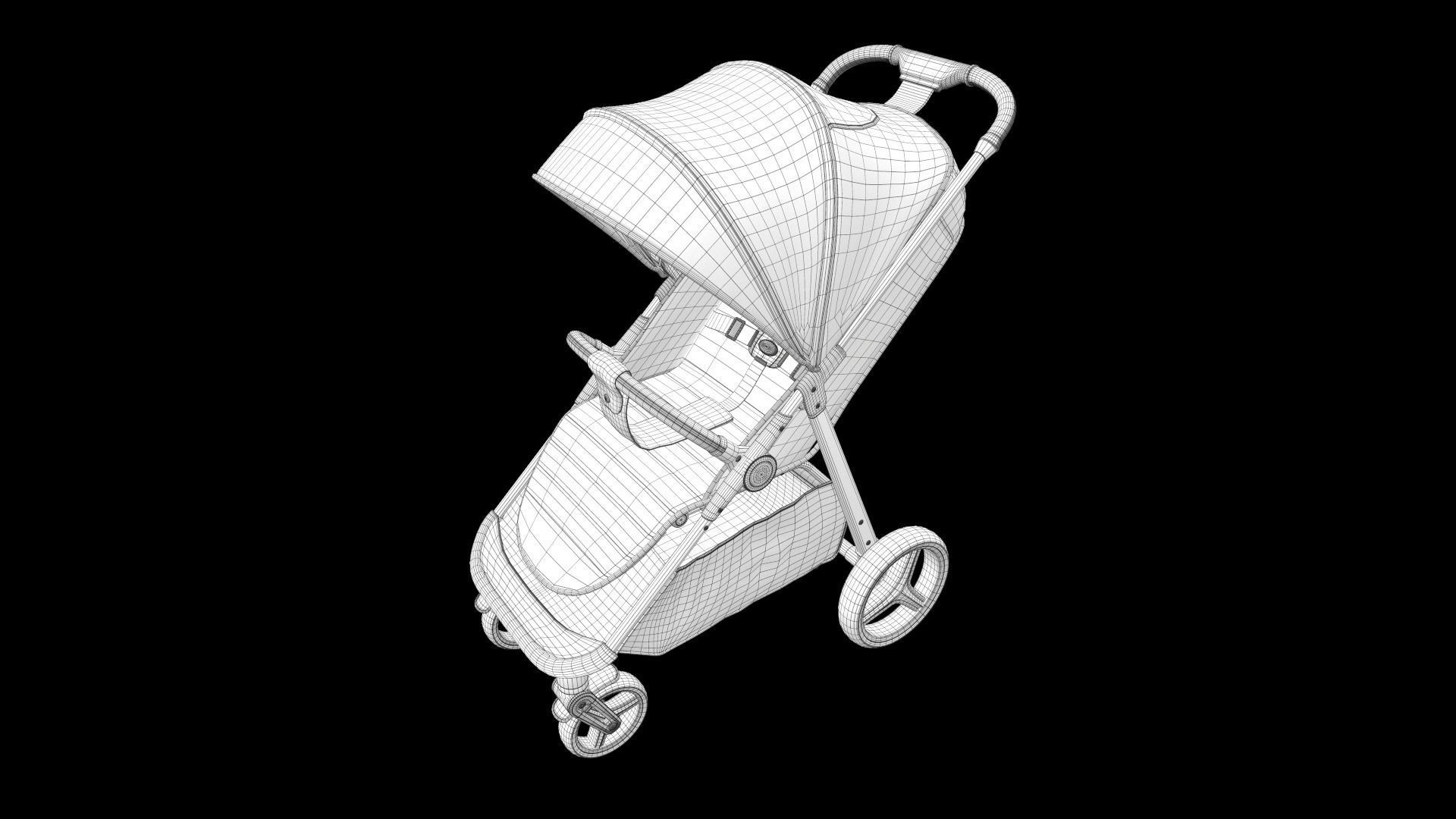 Stroller cibo 3D model_26