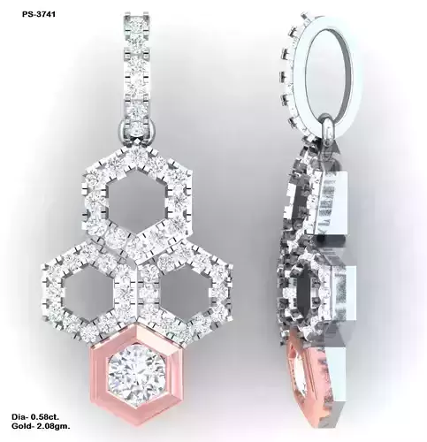 round diamond pendant