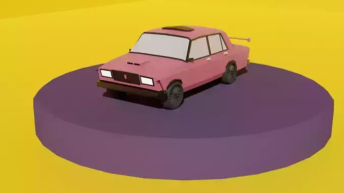 Low poly car