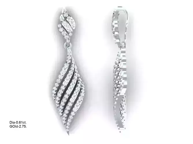 Diamond pendant for 3d printing