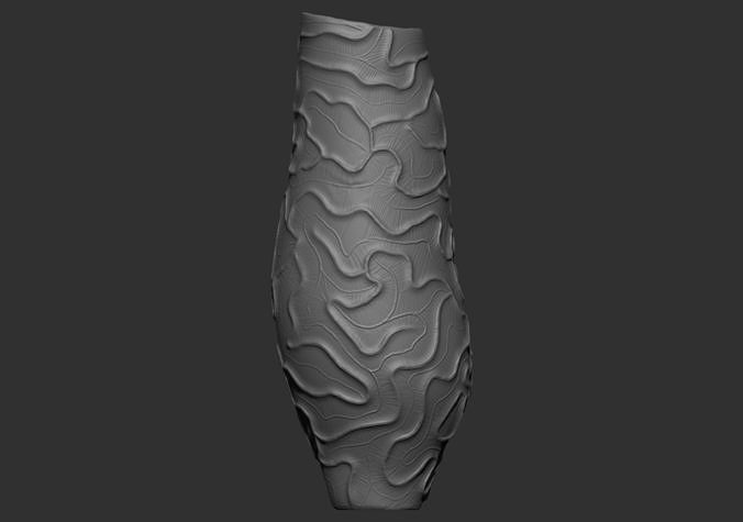 Vase05-3Dprint bowl with hole in it 3D print model