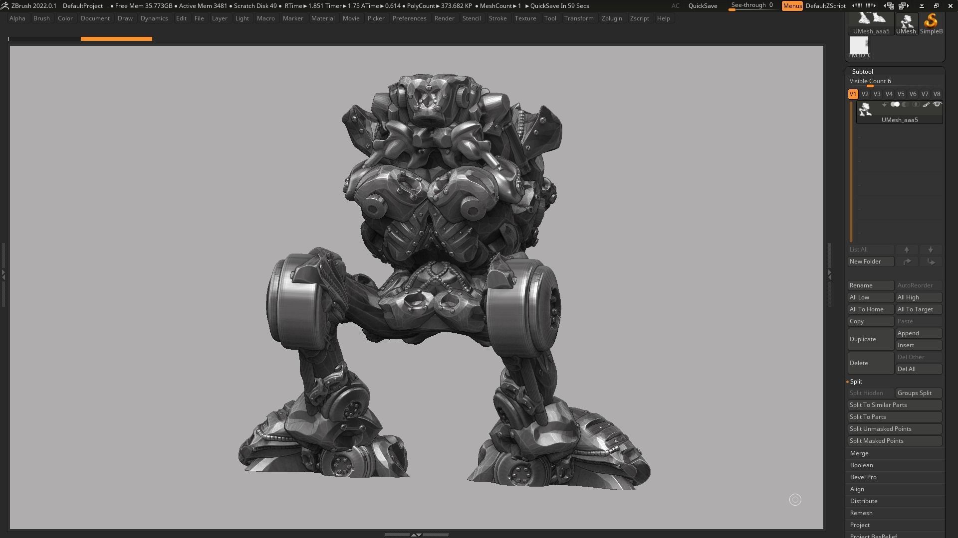 robot battle a06 3d print model 3D print model_9