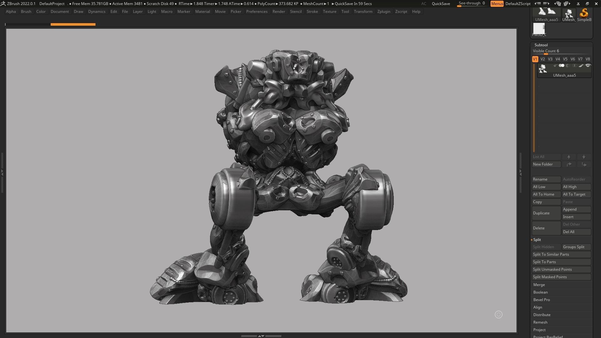 robot battle a06 3d print model 3D print model_10