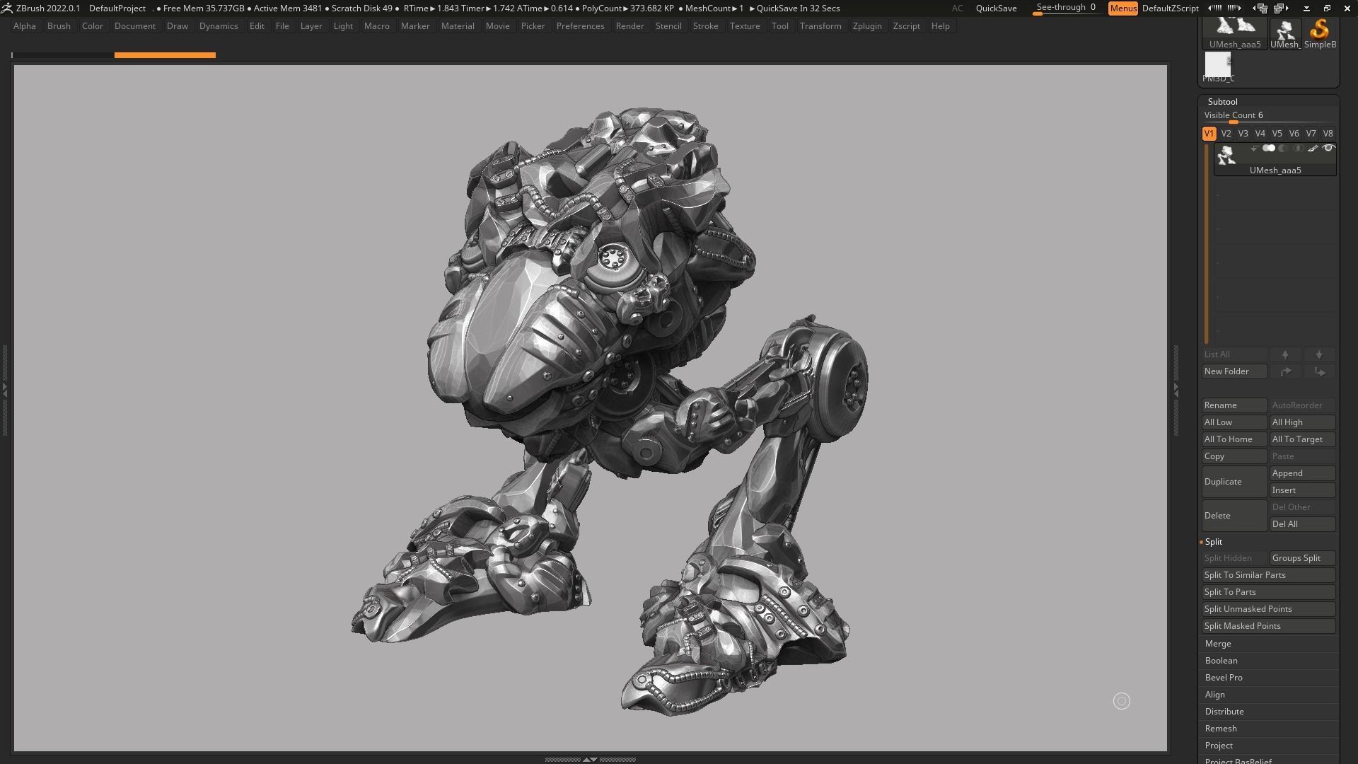 robot battle a06 3d print model 3D print model_14