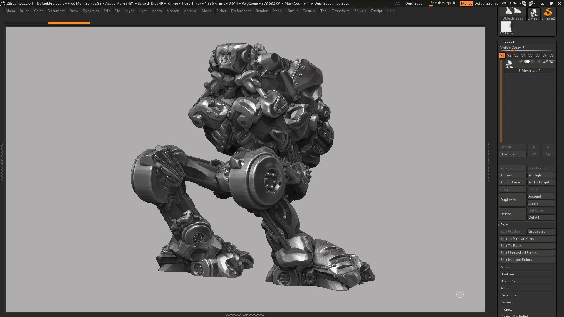 robot battle a06 3d print model 3D print model_8